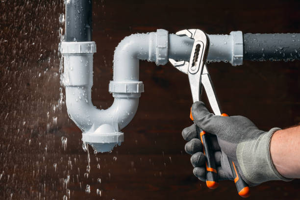 Professional Leak Detection technician working in Lisbon, ND